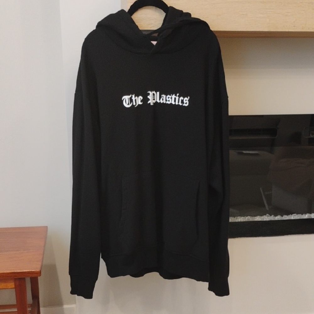 Mean Girls The Plastics 100% Cotton Black Graphic Hoodie Size XL